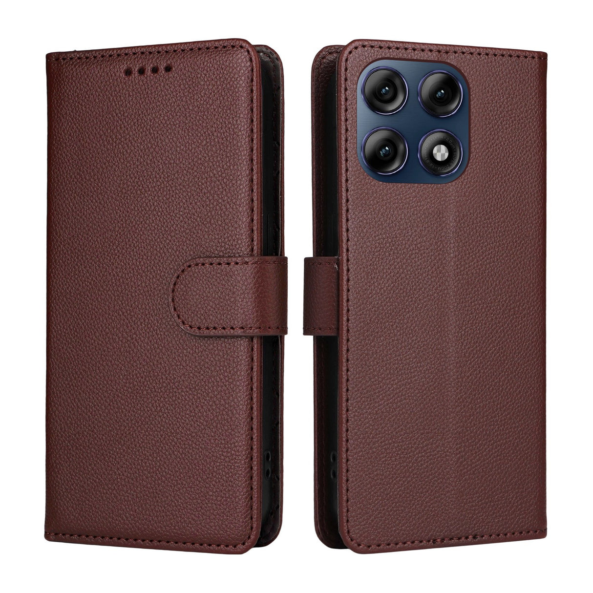 Motorola Edge 70 Pro EIDERWOOD Konstläder Fodral m. Rem - Brun