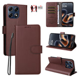 Motorola Edge 70 Pro EIDERWOOD Konstläder Fodral m. Rem - Brun