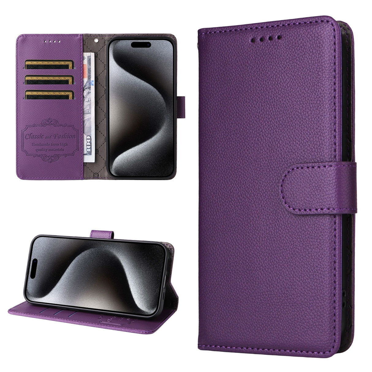 Motorola Edge 70 Pro EIDERWOOD Konstläder Fodral m. Rem - Lila