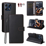Motorola Edge 70 Pro EIDERWOOD Konstläder Fodral m. Rem - Svart
