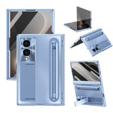 Samsung Galaxy Z Fold8 EIDERWOOD Skal med Styluspenna & Stöd - Blå