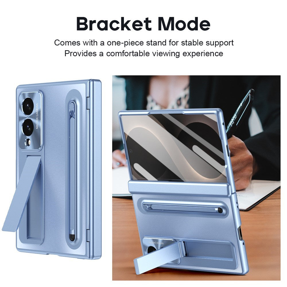 Samsung Galaxy Z Fold8 EIDERWOOD Skal med Styluspenna & Stöd - Blå