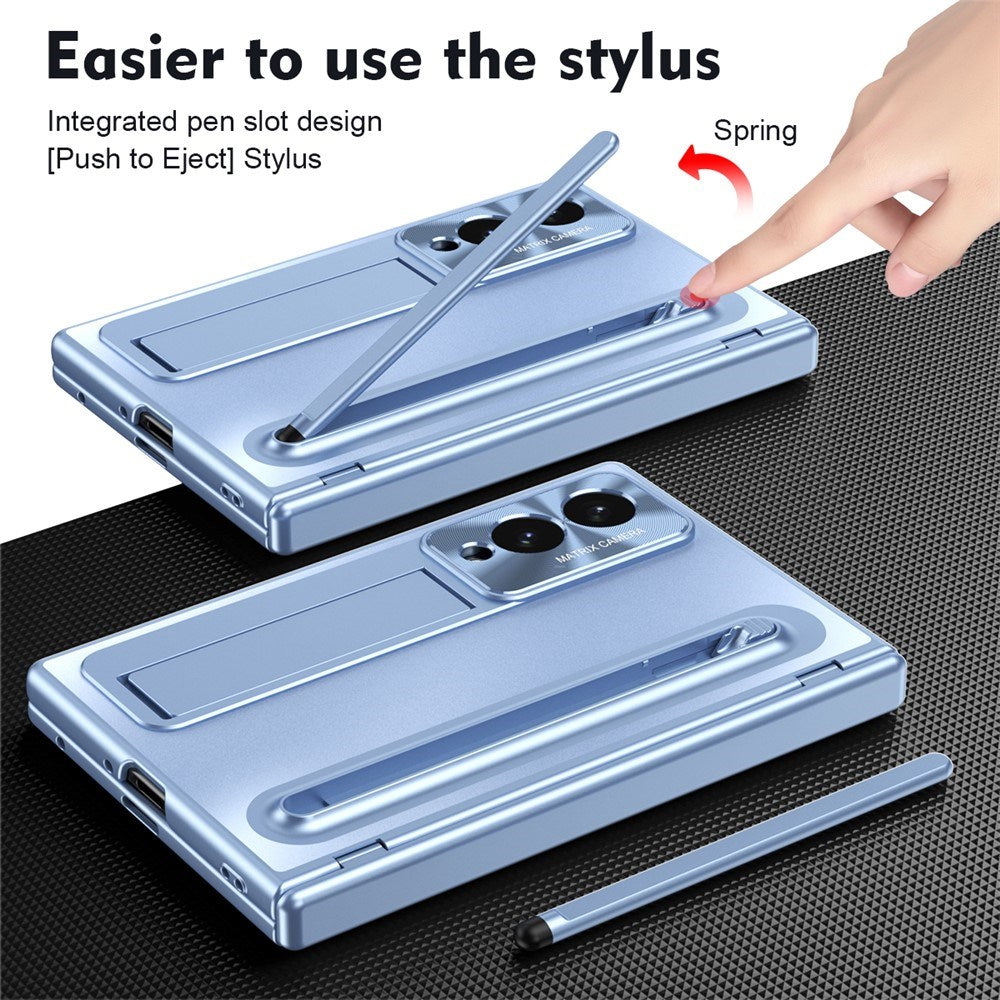 Samsung Galaxy Z Fold8 EIDERWOOD Skal med Styluspenna & Stöd - Blå