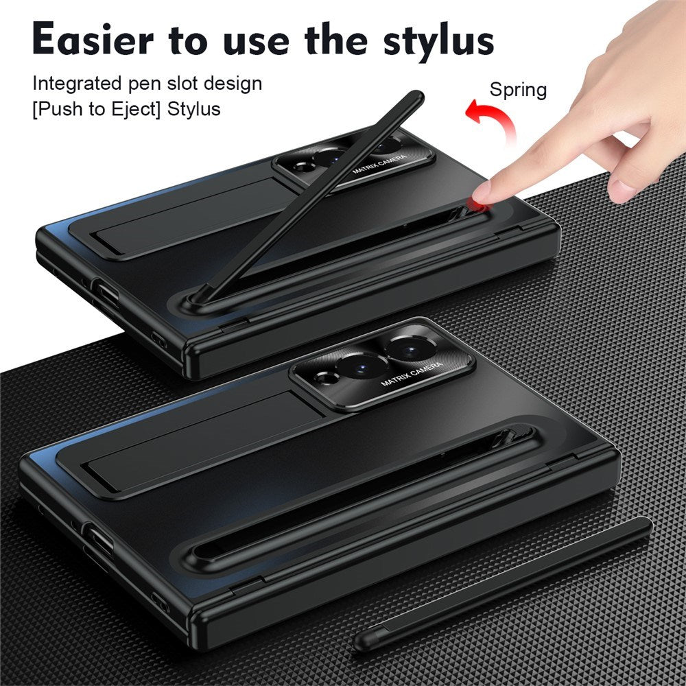 Samsung Galaxy Z Fold8 EIDERWOOD Skal med Styluspenna & Stöd - Svart