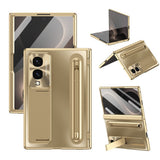 Samsung Galaxy Z Fold8 EIDERWOOD Skal med Styluspenna & Stöd - Guld