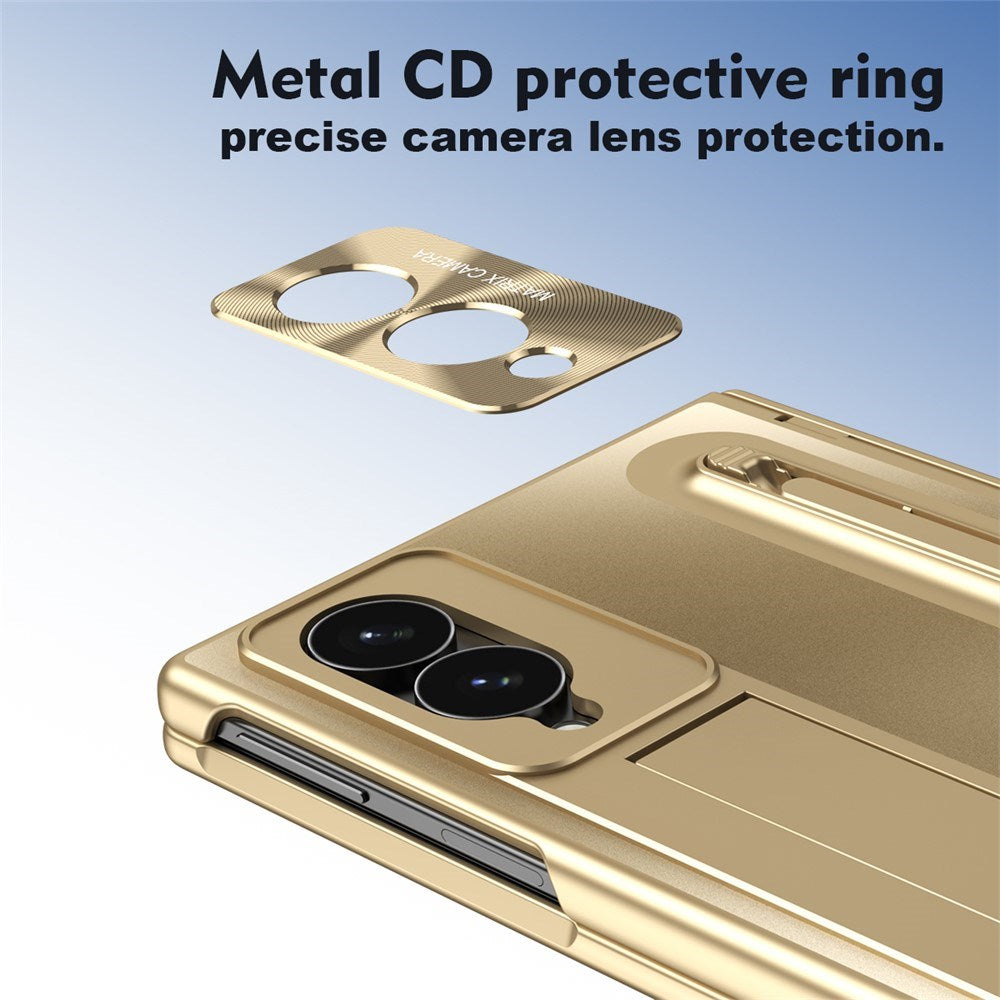 Samsung Galaxy Z Fold8 EIDERWOOD Skal med Styluspenna & Stöd - Guld