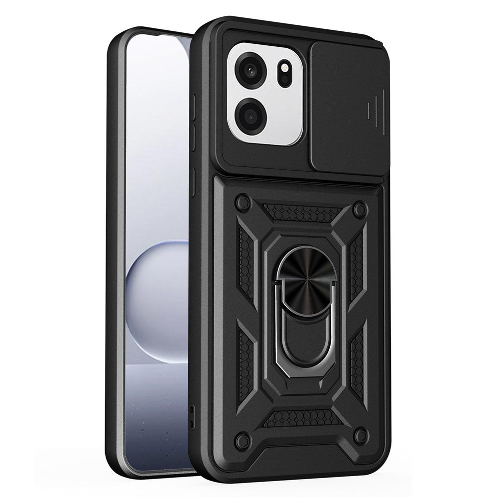 OnePlus Nord CE6 EIDERWOOD Hybrid Hantverkar Skal m. Kickstand & Cam Slider - Svart