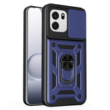 OnePlus Nord CE6 EIDERWOOD Hybrid Hantverkar Skal m. Kickstand & Cam Slider - Blå
