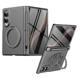 Samsung Galaxy Z Fold8 EIDERWOOD Skal med Skärmskydd & Stativfunktion - Grå