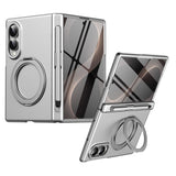Samsung Galaxy Z Fold8 EIDERWOOD Skal med Skärmskydd & Stativfunktion - Silver