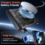 Samsung Galaxy Z Flip8 / Flip7 EIDERWOOD Handverkar Skal med Inbyggt Kickstand - MagSafe Kompatibel - Svart