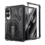 Samsung Galaxy Z Fold8 EIDERWOOD Handverkar Skal med Inbyggt Kickstand - MagSafe Kompatibel - Svart