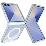 Samsung Galaxy Z Flip8 EIDERWOOD Hybrid Plast Skal - MagSafe Kompatibel - Genomskinlig