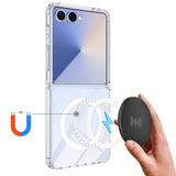Samsung Galaxy Z Flip8 EIDERWOOD Hybrid Plast Skal - MagSafe Kompatibel - Genomskinlig