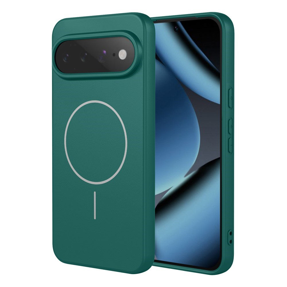 Google Pixel 11 Pro EIDERWOOD Flexibelt Plast Skal m. Fodrad Insida - MagSafe Kompatibel - Mörkgrön