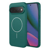 Google Pixel 11 Pro XL EIDERWOOD Flexibelt Plast Skal m. Fodrad Insida - MagSafe Kompatibel - Mörkgrön