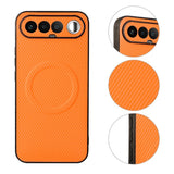 Realme 16 EIDERWOOD Hybrid Carbon Skal - MagSafe Kompatibel - Orange