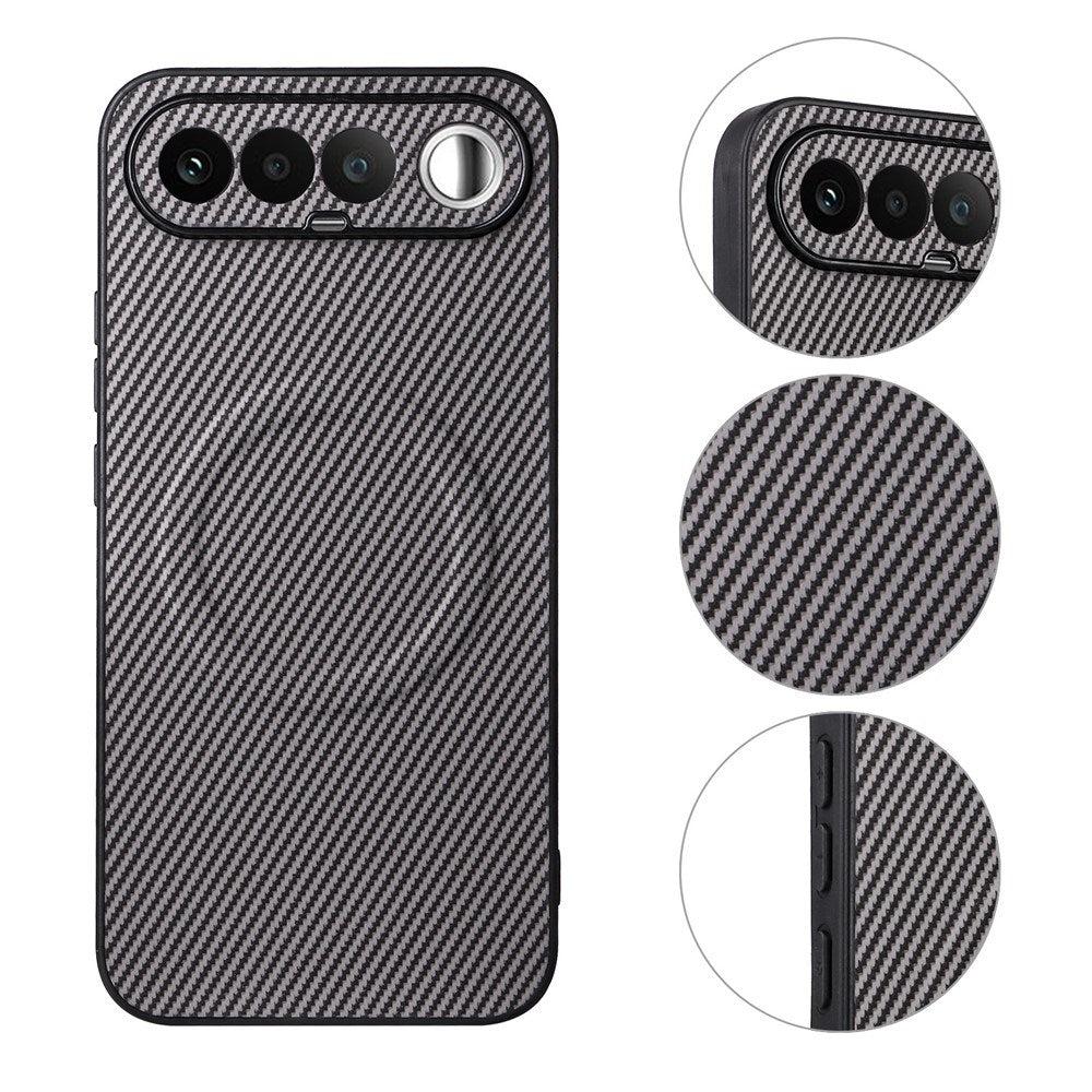 Realme 16 EIDERWOOD Hybrid Carbon Skal - MagSafe Kompatibel - Grå