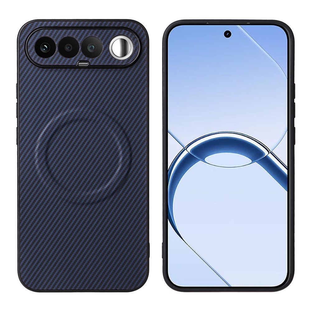 Realme 16 EIDERWOOD Hybrid Carbon Skal - MagSafe Kompatibel - Blå