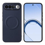 Realme 16 EIDERWOOD Hybrid Carbon Skal - MagSafe Kompatibel - Blå