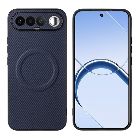 Realme 16 EIDERWOOD Hybrid Carbon Skal - MagSafe Kompatibel - Blå