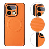Realme 16 Pro+ EIDERWOOD Hybrid Carbon Skal - MagSafe Kompatibel - Orange