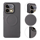 Realme 16 Pro+ EIDERWOOD Hybrid Carbon Skal - MagSafe Kompatibel - Grå