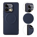 Realme 16 Pro+ EIDERWOOD Hybrid Carbon Skal - MagSafe Kompatibel - Blå