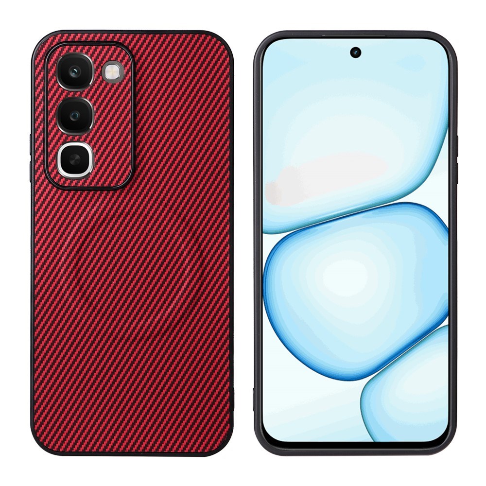 Realme C100 EIDERWOOD Hybrid Carbon Skal - MagSafe Kompatibel - Röd