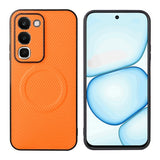 Realme C100 EIDERWOOD Hybrid Carbon Skal - MagSafe Kompatibel - Orange