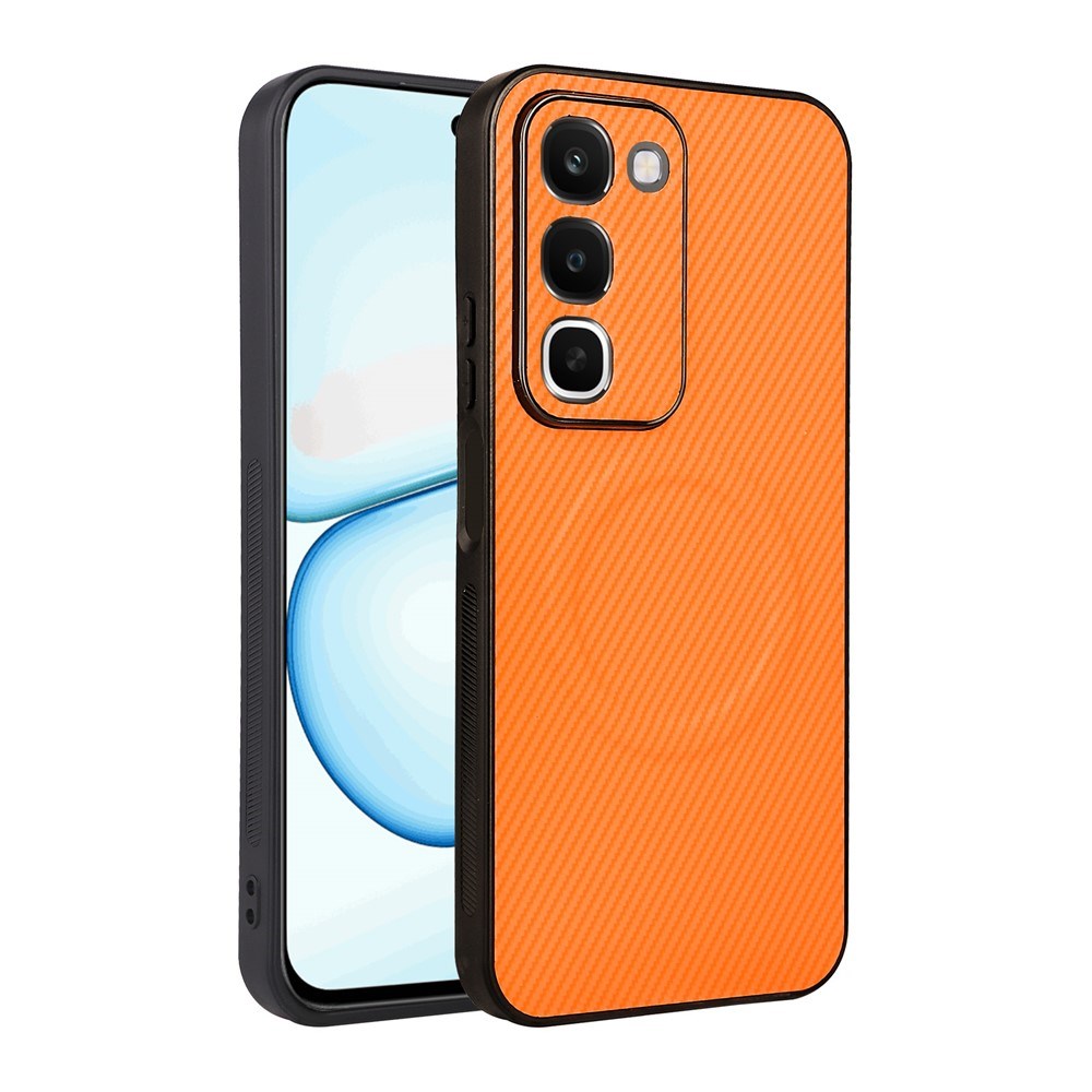 Realme C100 EIDERWOOD Hybrid Carbon Skal - MagSafe Kompatibel - Orange
