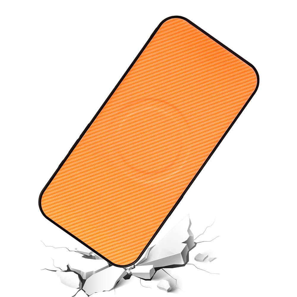 Realme C100 EIDERWOOD Hybrid Carbon Skal - MagSafe Kompatibel - Orange