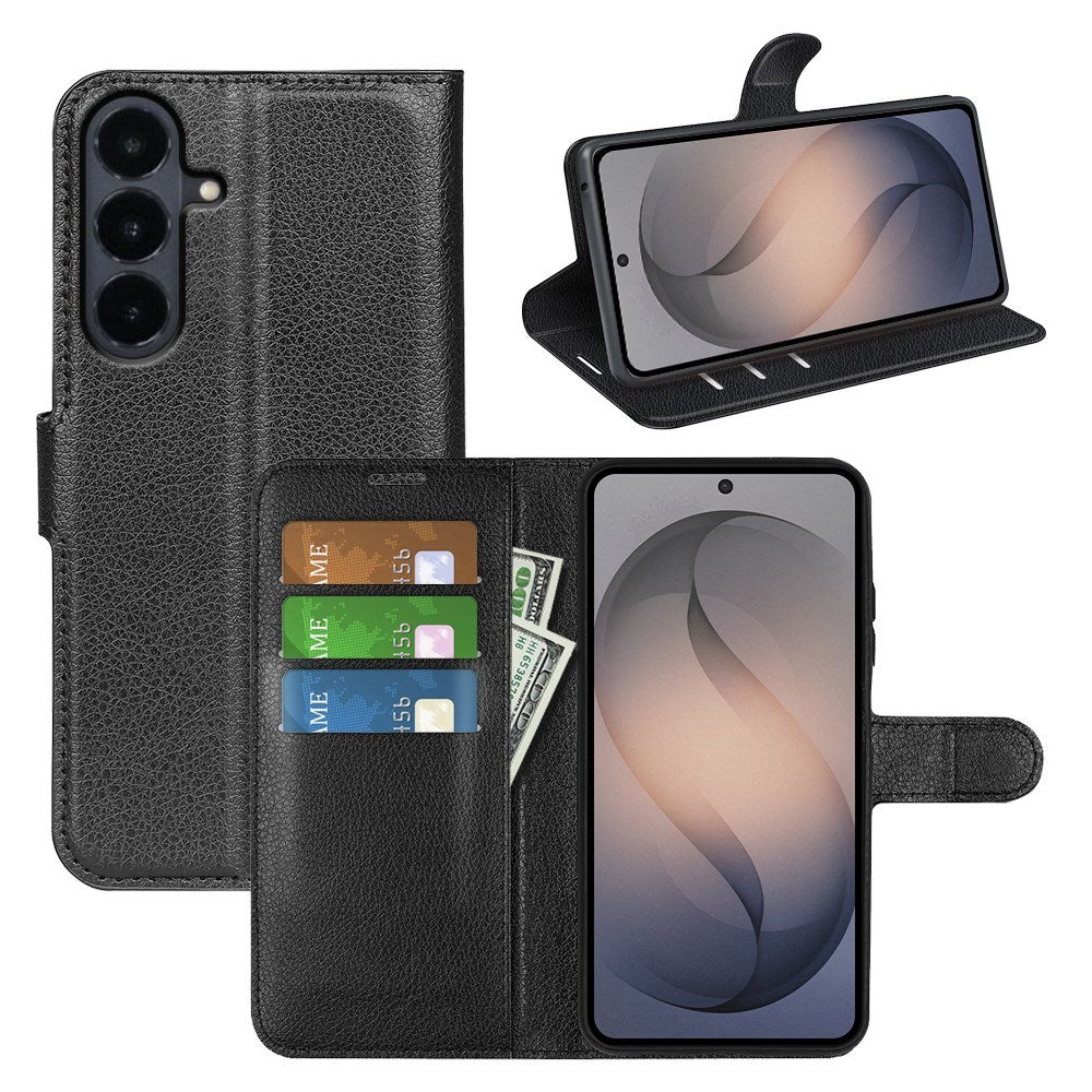 Samsung Galaxy S26 FE EIDERWOOD Fodral med Korthållare & Stativfunktion - Svart