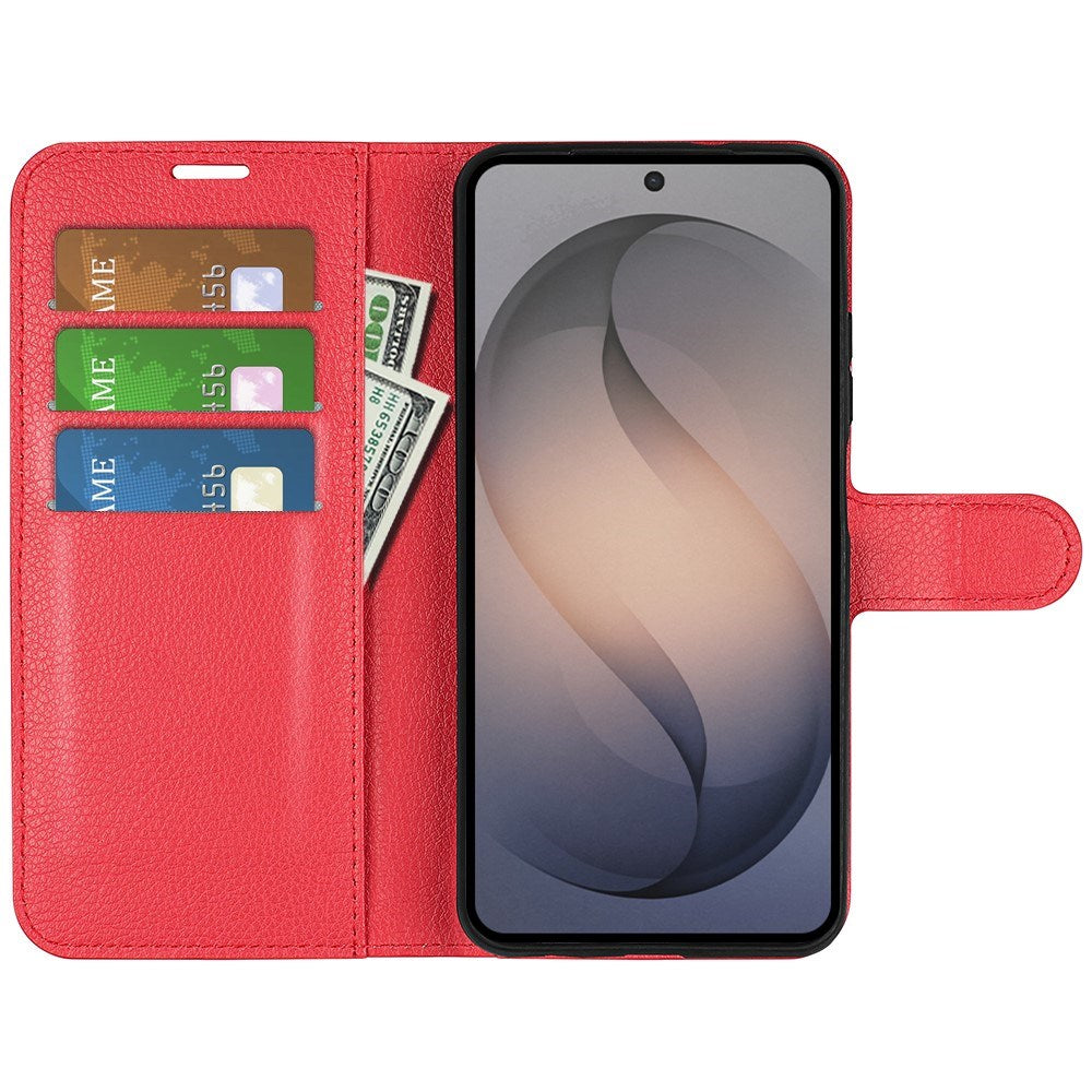 Samsung Galaxy S26 FE EIDERWOOD Fodral med Korthållare & Stativfunktion - Röd