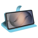 Samsung Galaxy S26 FE EIDERWOOD Fodral med Korthållare & Stativfunktion - Blå