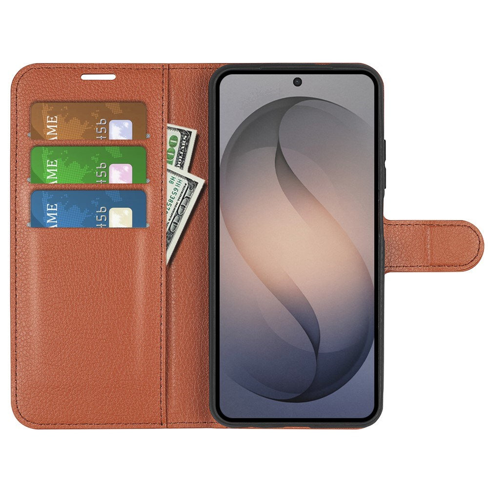 Samsung Galaxy S26 FE EIDERWOOD Fodral med Korthållare & Stativfunktion - Brun