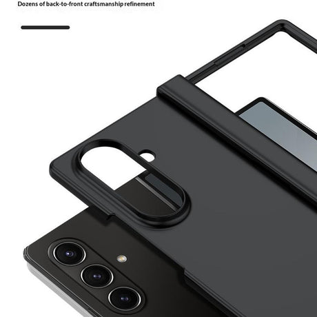 Samsung Galaxy Z Fold8 Ultra EIDERWOOD Hårt Plast Skal med Gångjärn - Svart
