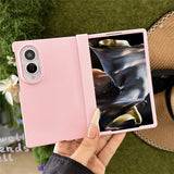 Samsung Galaxy Z Fold8 EIDERWOOD Hårt Plast Skal med Gångjärn - Rosa
