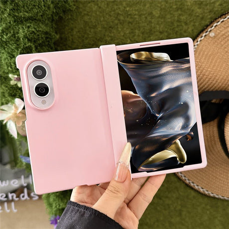 Samsung Galaxy Z Fold8 EIDERWOOD Hårt Plast Skal med Gångjärn - Rosa