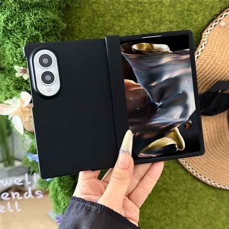 Samsung Galaxy Z Fold8 EIDERWOOD Hårt Plast Skal med Gångjärn - Svart