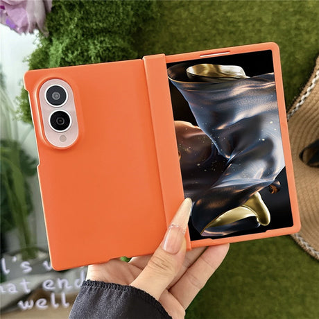 Samsung Galaxy Z Fold8 EIDERWOOD Hårt Plast Skal med Gångjärn - Orange