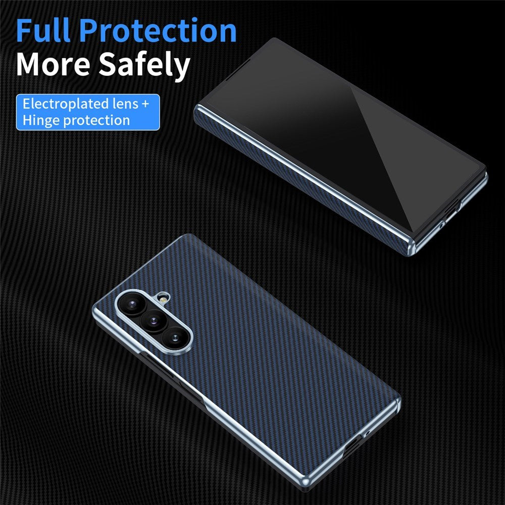 Samsung Galaxy Z Fold8 Ultra EIDERWOOD Kolfiber Skal - Blå