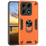 Motorola Edge 70 Pro EIDERWOOD Magnetisk Hybrid Hantverkar Skal m. Kickstand - Orange