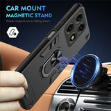 Motorola Edge 70 Pro EIDERWOOD Magnetisk Hybrid Hantverkar Skal m. Kickstand - Svart