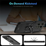 Motorola Edge 70 Pro EIDERWOOD Magnetisk Hybrid Hantverkar Skal m. Kickstand - Svart