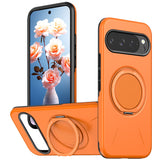 Google Pixel 11 / 11 Pro EIDERWOOD Hybrid Plast Skal med Roterbart Kickstand - MagSafe Kompatibel - Orange