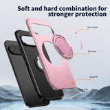 Google Pixel 11 / 11 Pro EIDERWOOD Hybrid Plast Skal med Roterbart Kickstand - MagSafe Kompatibel - Rosa