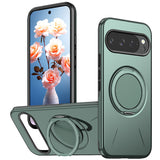 Google Pixel 11 / 11 Pro EIDERWOOD Hybrid Plast Skal med Roterbart Kickstand - MagSafe Kompatibel - Grøn