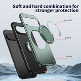 Google Pixel 11 / 11 Pro EIDERWOOD Hybrid Plast Skal med Roterbart Kickstand - MagSafe Kompatibel - Grøn