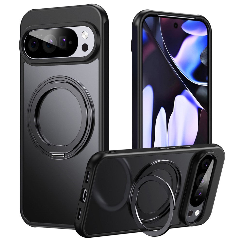 Google Pixel 11 Pro XL EIDERWOOD Hybrid Skal med Kickstand - Svart